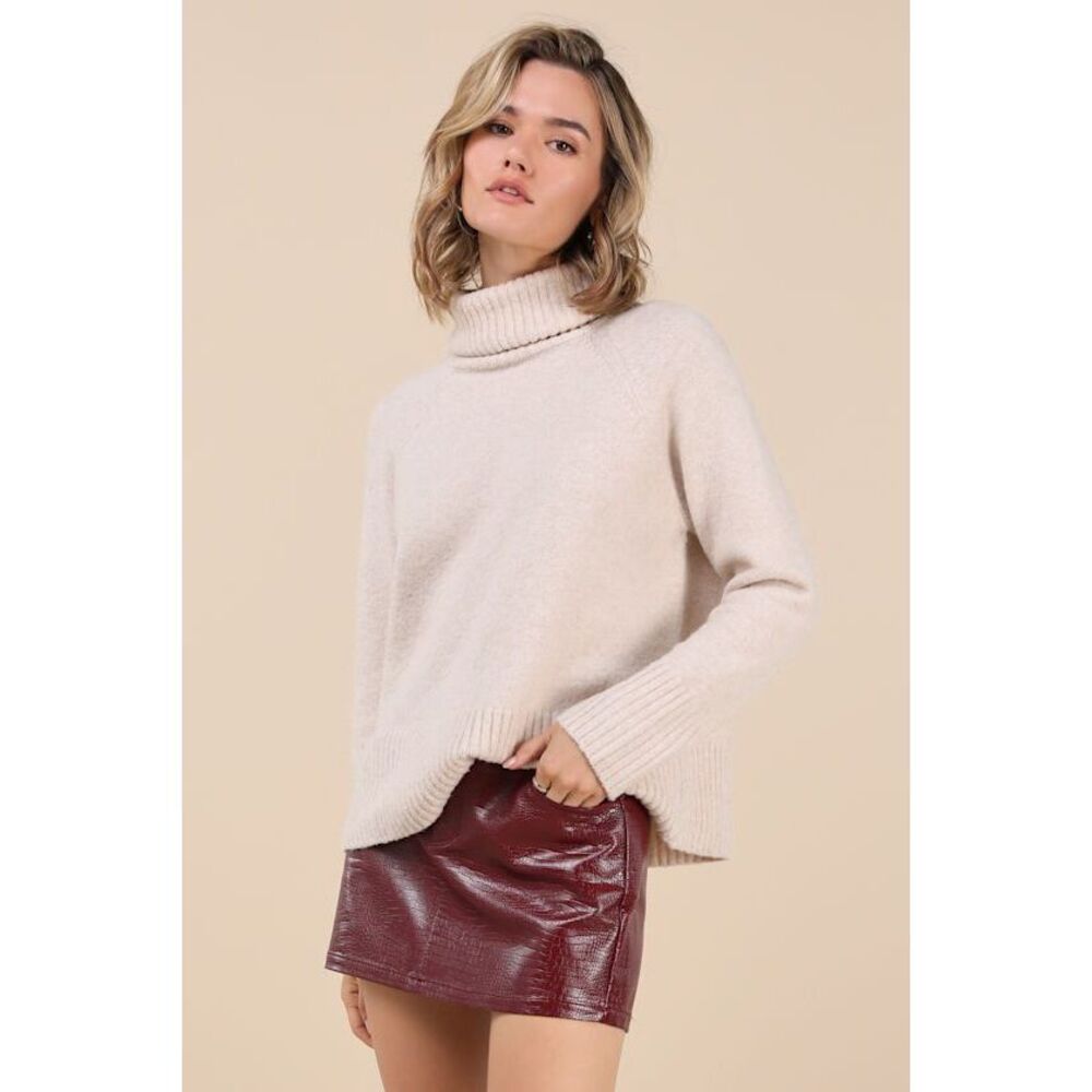 Lulus Excellent Mood Burgundy Croc-embossed Vegan Leather Mini Skirt Red